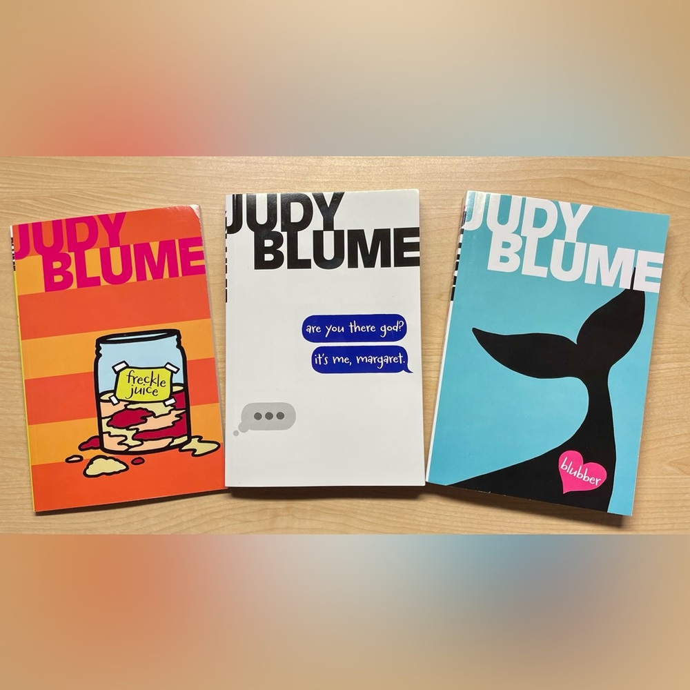 Judy Blume Book Set(3) Freckle Juice, Blubber & Are you there god? It’s me… NWT
